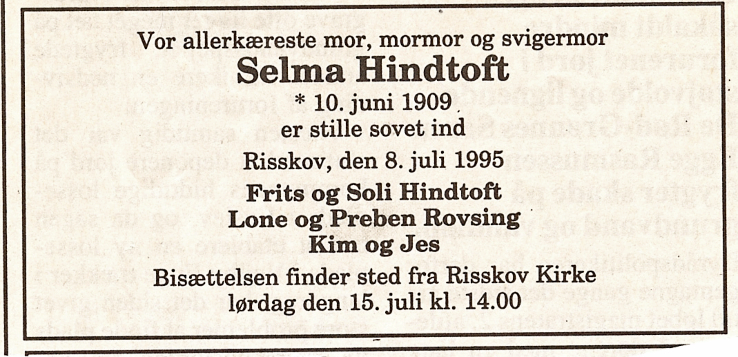 Selma Ddsannoince 1995
